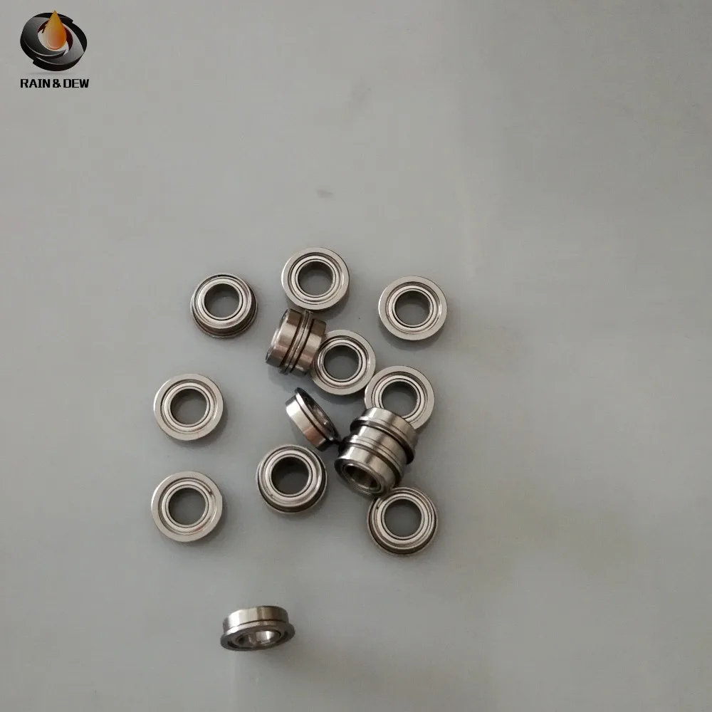 

MF63ZZ MF63 Flange Bearing 3X6X2.5 mm Flange Bearing ABEC-7 ( 10 PCS ) Miniature Flanged MF63Z ZZ Ball Bearings