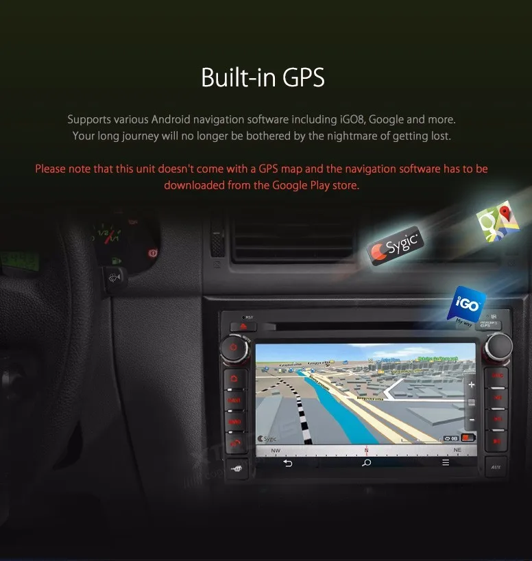 Best 7" Quad Core 64 Bit Android 5.1 OS Special Car DVD for Chevrolet Avalanche 2009-2011 & Express Van 2008-2011 & Impala 2008-2012 19