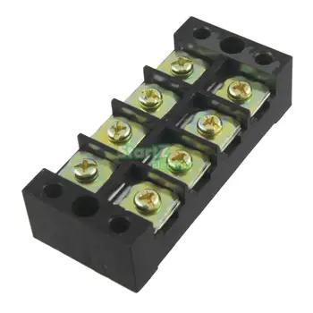 

Dual Row 4 Position Screw Terminal Barrier Block 600V 45A