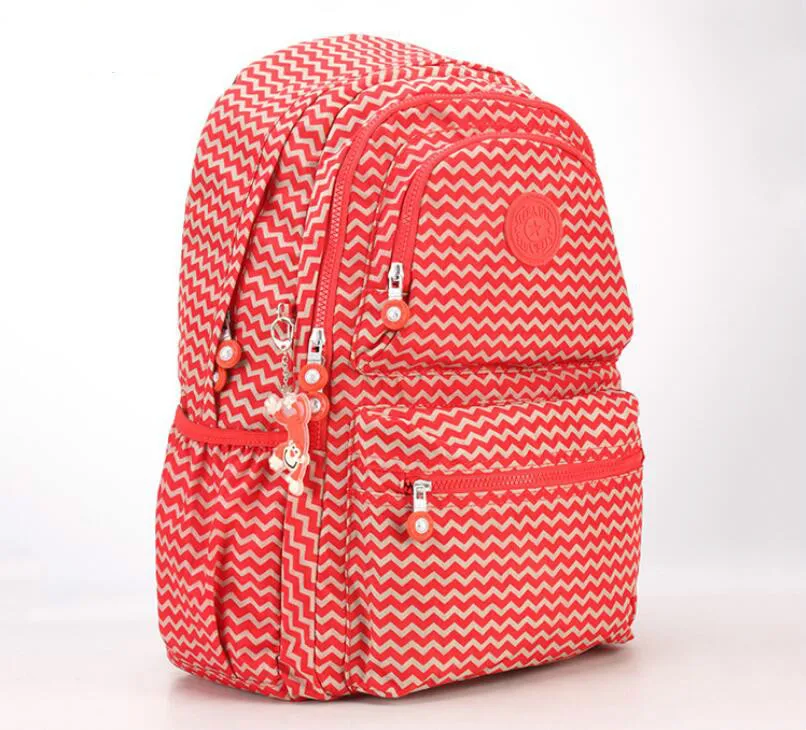TEGAOTE женский нейлоновый водонепроницаемый рюкзак Одноцветный стиль школьные сумки Дорожная сумка модный многофункциональный рюкзак - Цвет: 6