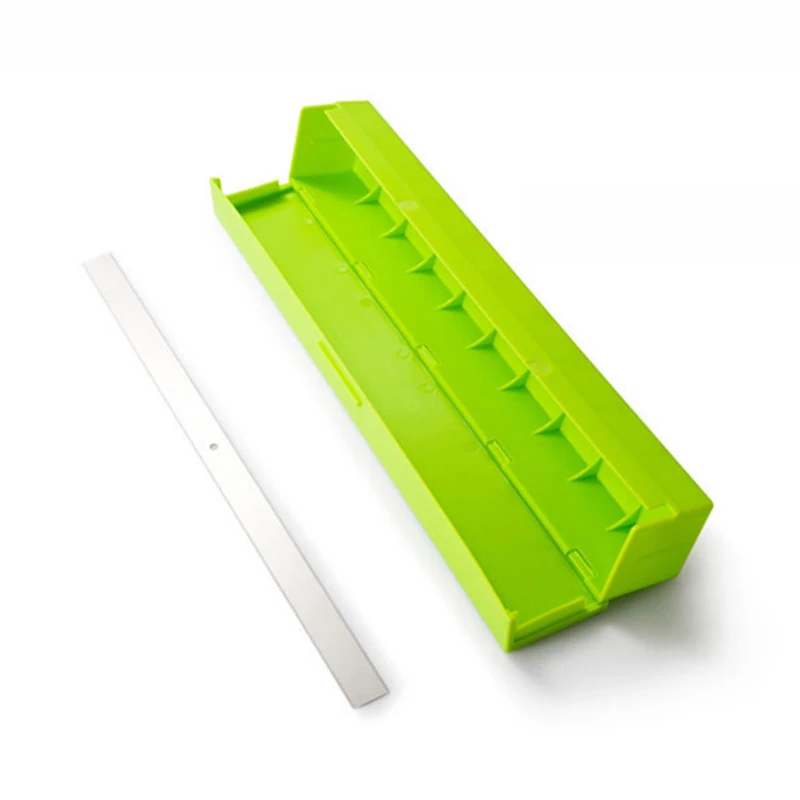 1PC Plastic Film Cutter Candy Color Wrap Dispenser Preservative Film