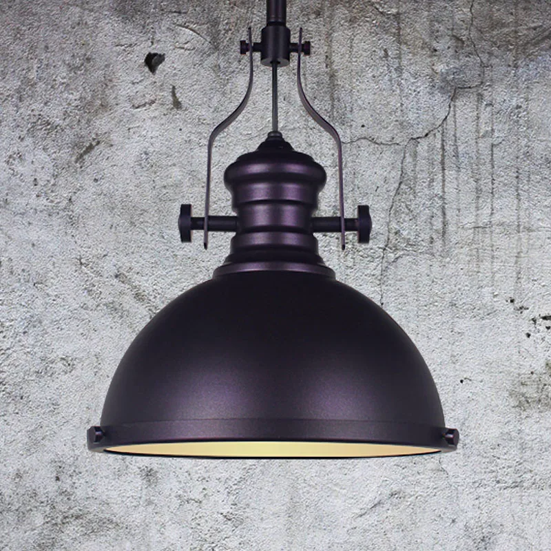 Free shipping Loft bar black iron lamp american vintage pendant light dining room pendant lights foyer pendant lamps