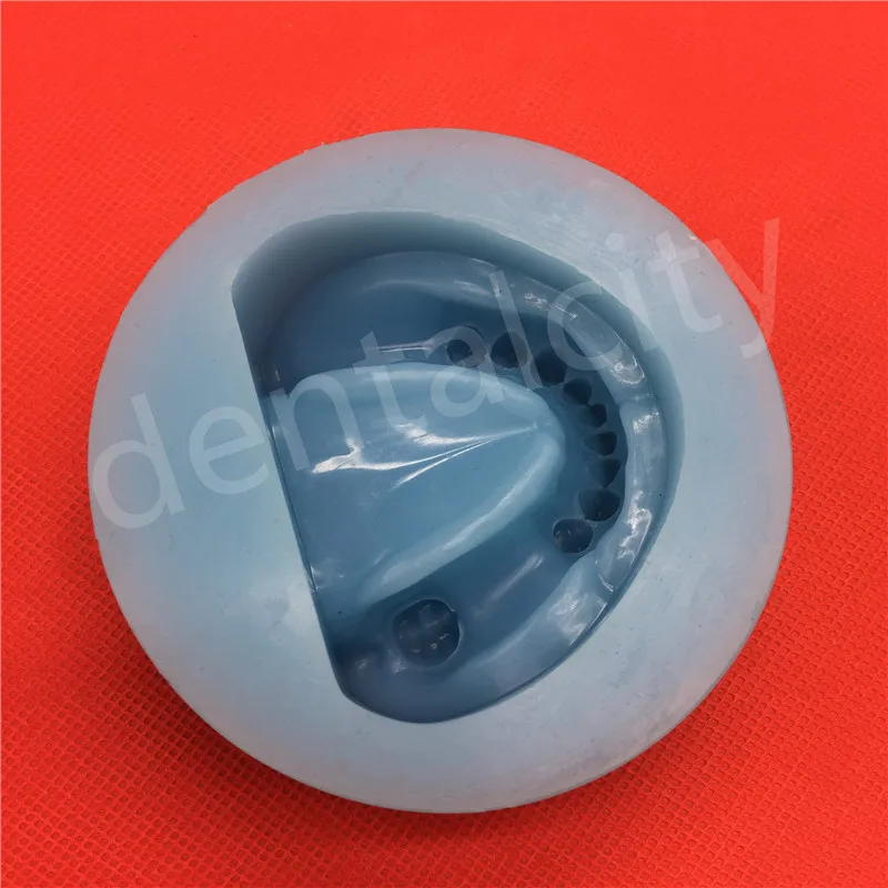 2 шт manka care-Edentulous резиновая форма кремния резиновая форма частичной Edentulous Модель полости рта модель зубов Модель