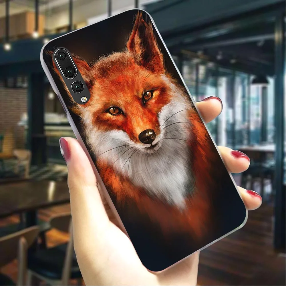 

Fox Snow Hard Case for Huawei Honor 7C 5.99in Shockproof Phone Cover for Huawei Honor play note10 Y6 2018 Y7 Prime Y9 Back shell
