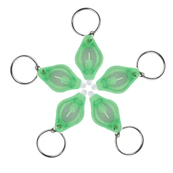 

Blue/Green/Red/Purple Lamp Mini 5pcs LED Keychain Torch Flashlight Finger Light for Dark Areas Camping / Hunting / Hiking