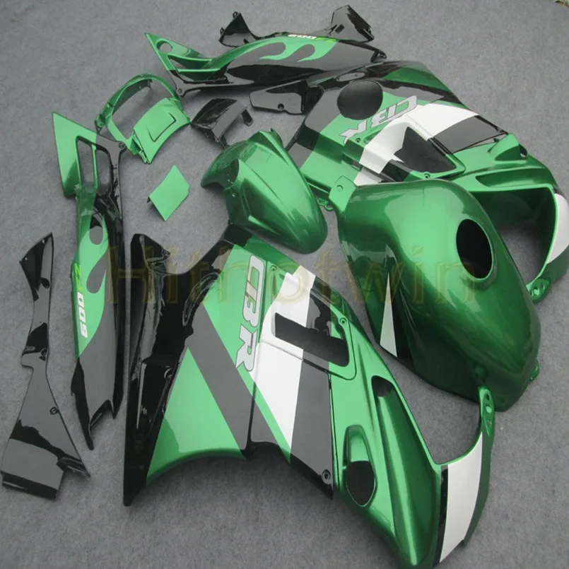 Пользовательские Обтекатели мотоцикла для HONDA 1991-1994 CBR600F2 91 92 93 94 ABS пластиковые моторные панели+ Botls+ зеленый черный