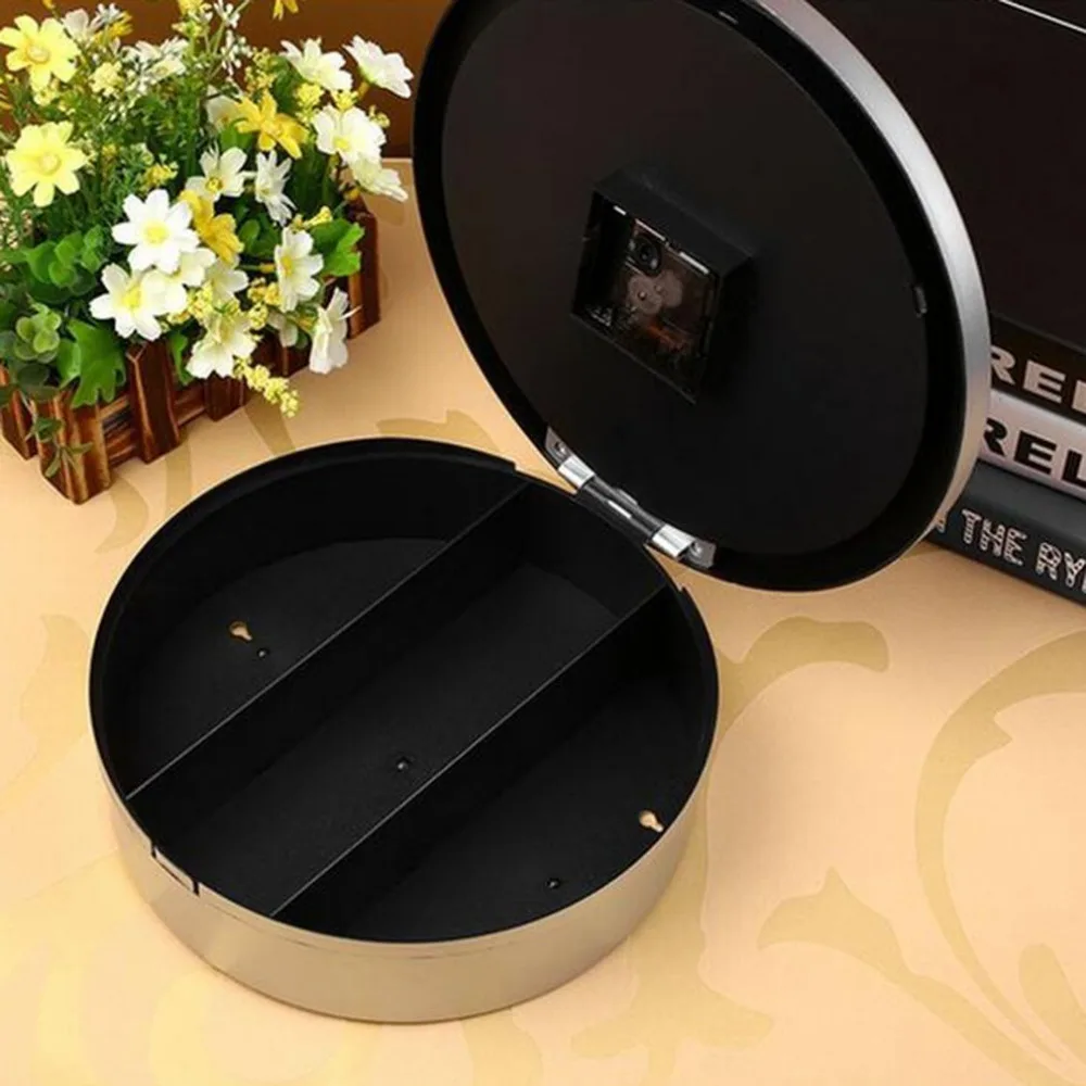 Hidden Safes Money Unique Novelty Money Jewellery Storage Container Mechanical Storage Box Clock ABS Wall Clock Cash Safe Box