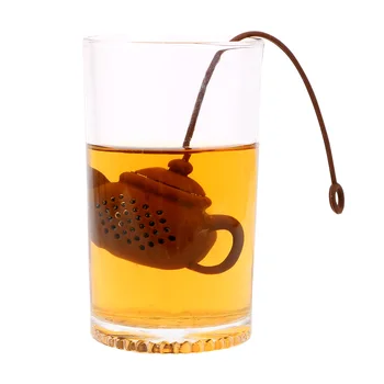 

NICEYARD Silicone Tea Bags Tea Strainer Creative Herbal Filter Diffuser Teapot Shape Tea Infuser Empty Tea Accessories Teaware