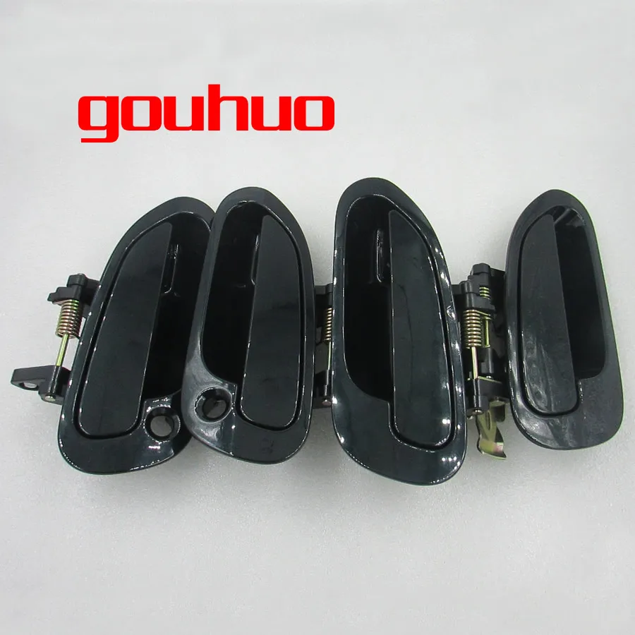 

4PCS Outside Exterior Car Door Handle for Honda Accord Six Generation 1998-2002 2.0 2.3 3.0 Blackish green
