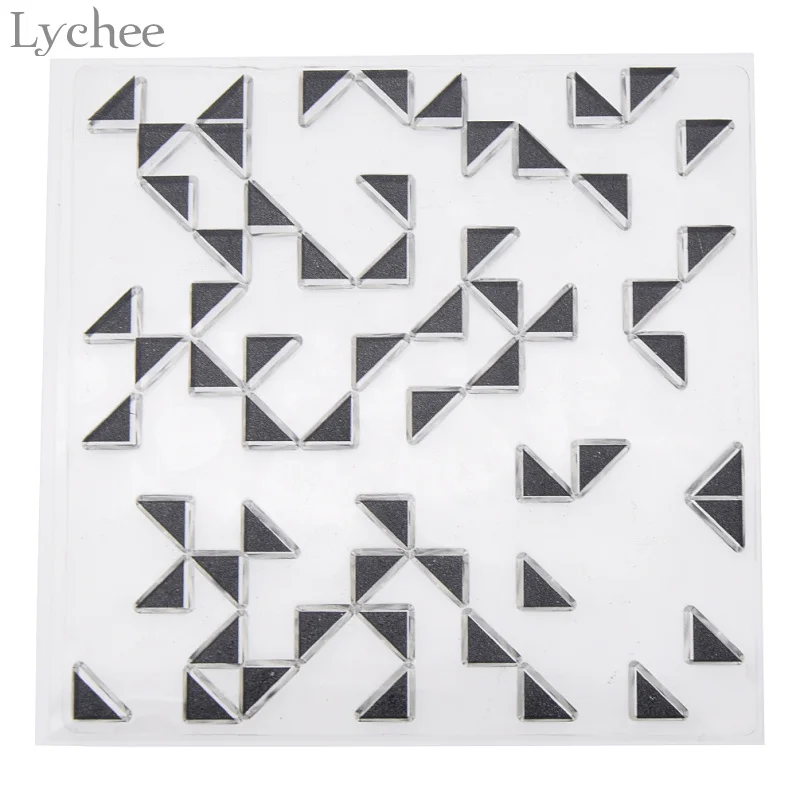 Lychee Life резиновые прозрачные штампы ЦВЕТОЧНЫЕ ТОЧКИ Русалка Череп Прозрачный