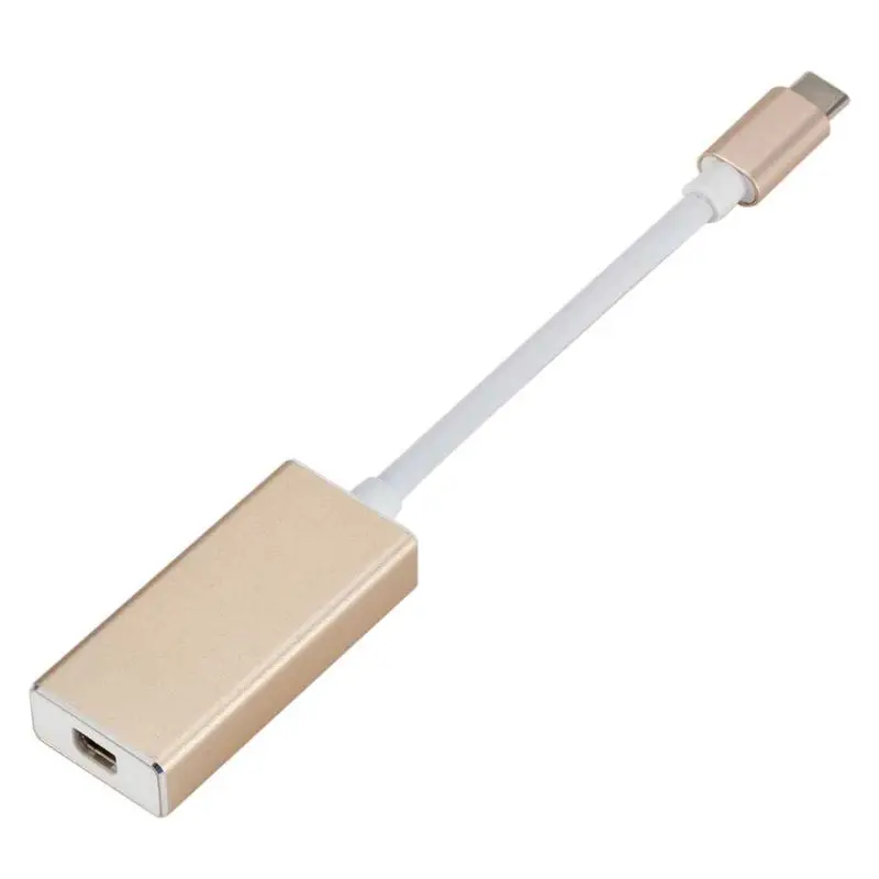 Тип C к Мини адаптер портов дисплея USB C к Мини DP кабель USB 3,1 USB C к Мини дисплейный Порт Thunderbolt 3 тип-c к Мини DP