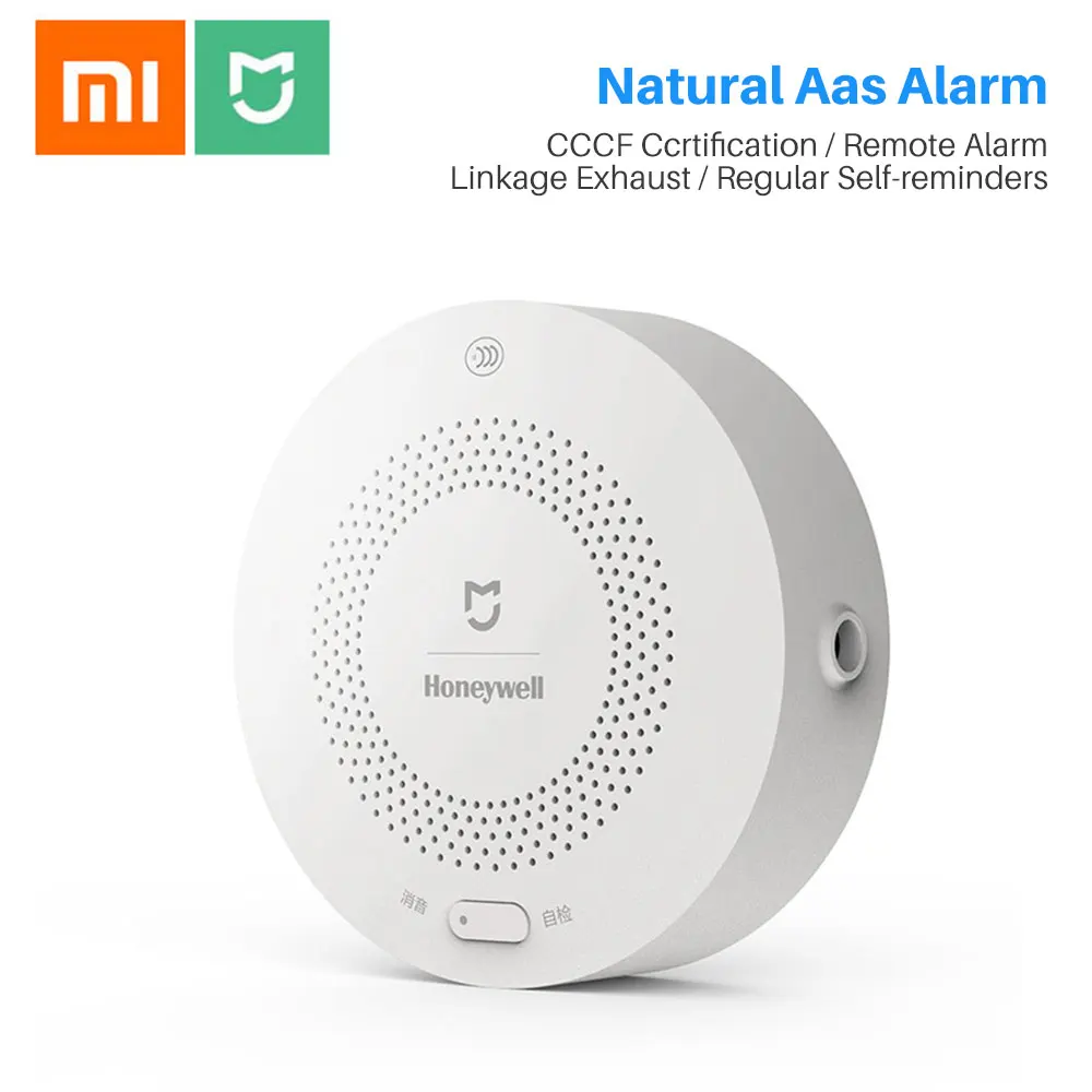 Детектор дыма Honeywell Xiaomi газовый датчик контроль огня защита потолка и стены