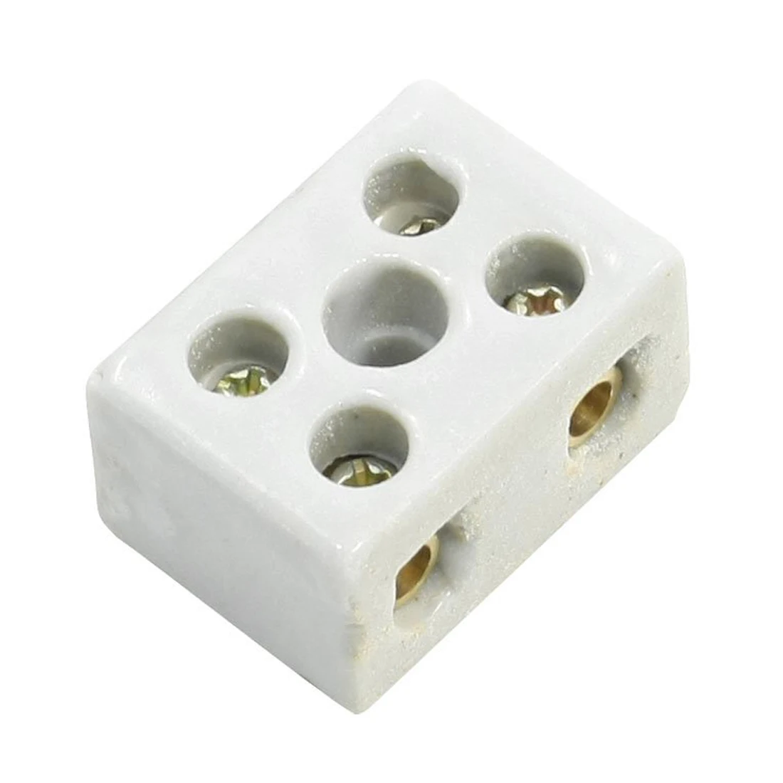 2 шт 2W5H высокотемпературный фарфоровый клеммный блок 30A 110-600V - Цвет: White