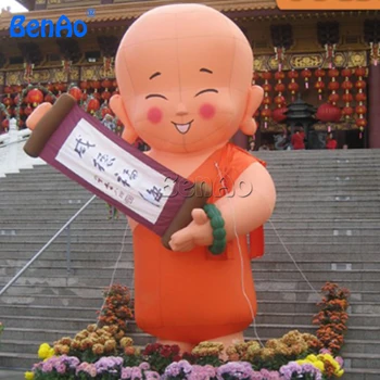 Cheap AC344 BENAO Free Shipping+blower 5m H Custom Design Inflatable Replica Model Buddha For Advertising