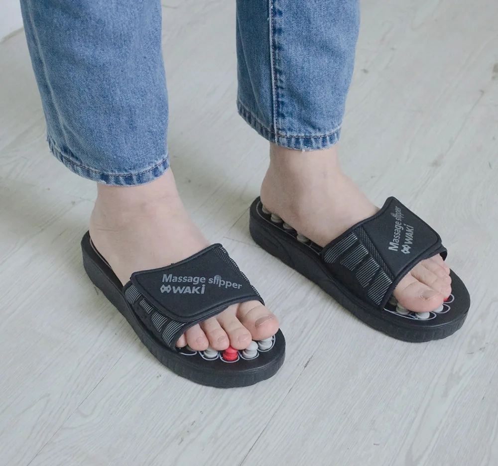 Боль для ног BYRIVER шлепанцы с эффектом акупунктурного массажа Shoes инструмент