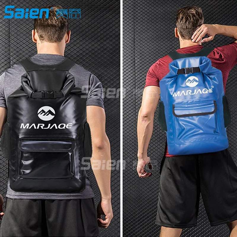 Premium Waterproof Dry Bag Compression Sack Roll TopClosure 2 Detachable Shoulder Straps for Kayaking Beach Rafting | Спорт и