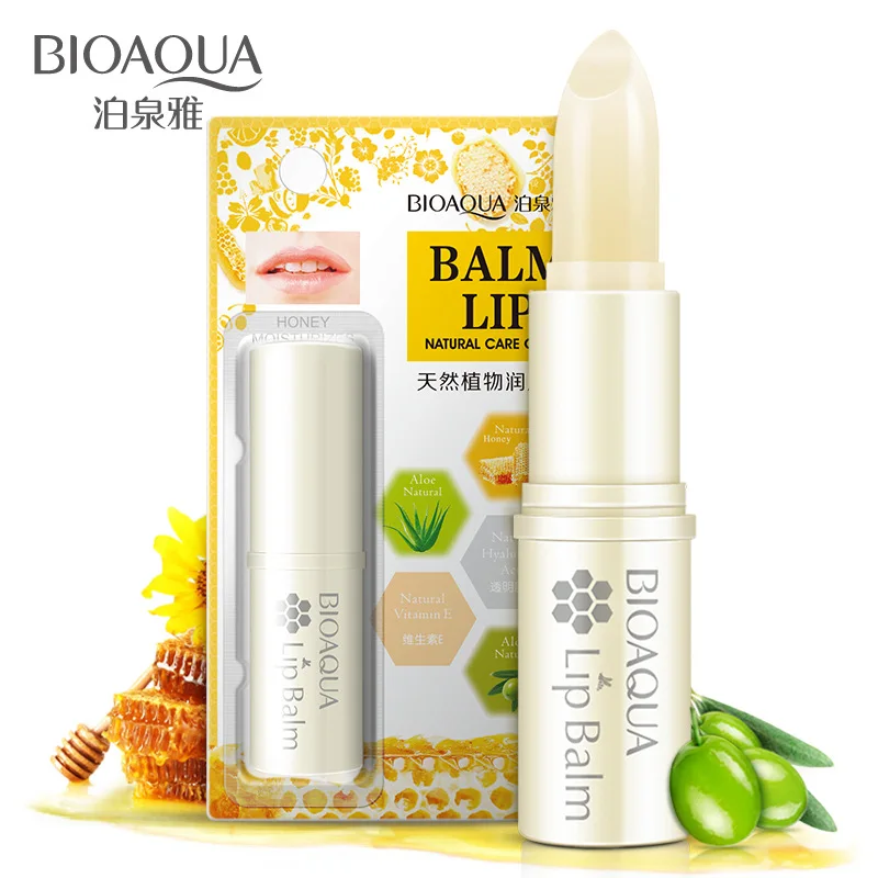 BIOAQUA Natural plant Lip Balm Moisturizing moisturizing lasting for