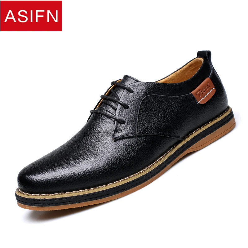 

ASIFN Men's Shoes Business Leather Man Shoes Male Work Origin Supply Autumn Winter New Casual Fashion England High Quality