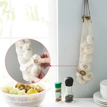 1 шт. Сетка Дышащие фрукты овощи, чеснок, лук сетка для хранения подвесная Картофельная кухня многоразовые фрукты органайзер аксессуары
