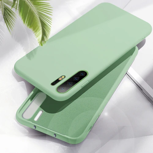 Жидкий силиконовый чехол для huawei P30 Pro Honor 10 Lite 20 9 светильник мягкий чехол Huawey P 30 Honer 9Lite 20Pro водонепроницаемый чехол для телефона s - Цвет: Green