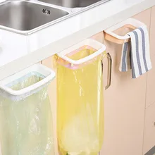 Кухонный контейнер для мусора, держатель для двери шкафа, задний пластиковый мешок для мусора, подвесной стеллаж на ящике, подвесной органайзер для хранения полотенец