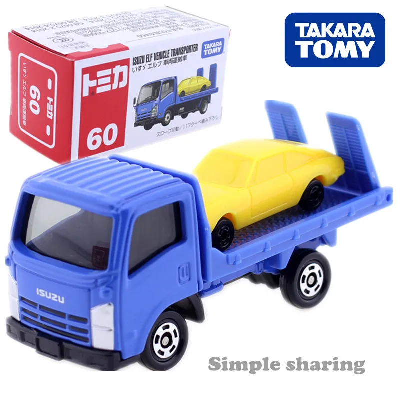 Tomica транспортный автомобиль серии строительный грузовик Такара Tomy литая металлическая модель моделирование детских игрушек автомобиль подарок коллекционные вещи - Цвет: NO.60