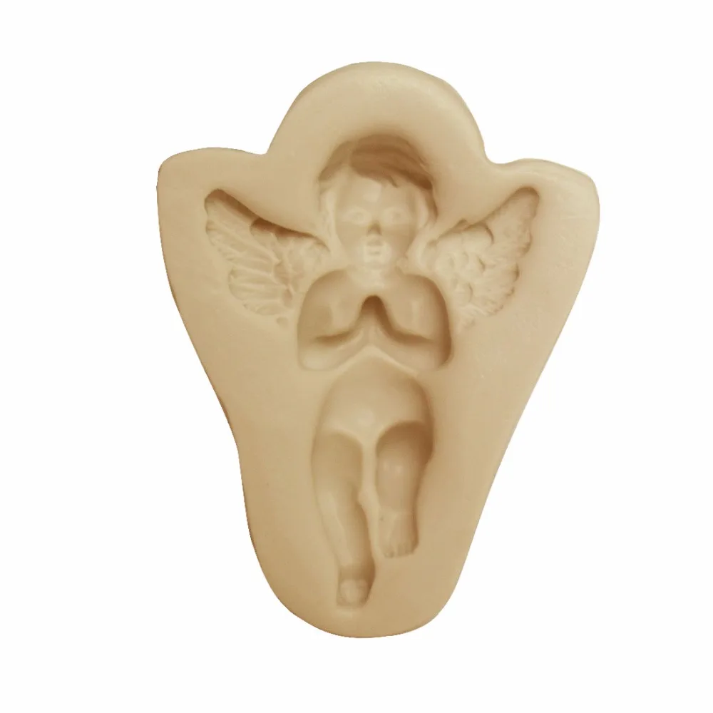 Yueyue Sugarcraft Angel Baby силиконовая форма помадка форма для украшения торта инструменты шоколадная форма