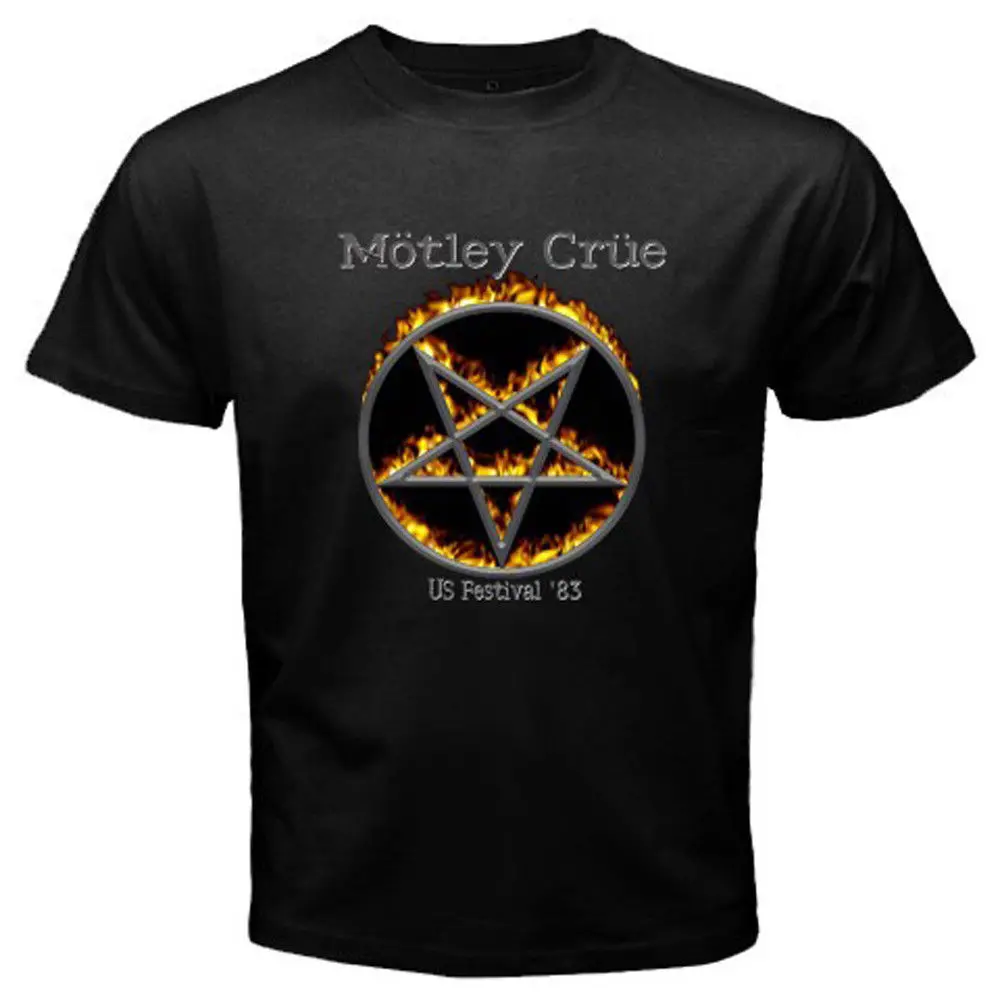 2018 Летний стиль новый с надписью Mötley Crüe нам фестиваль 83 Rock Metal Для мужчин