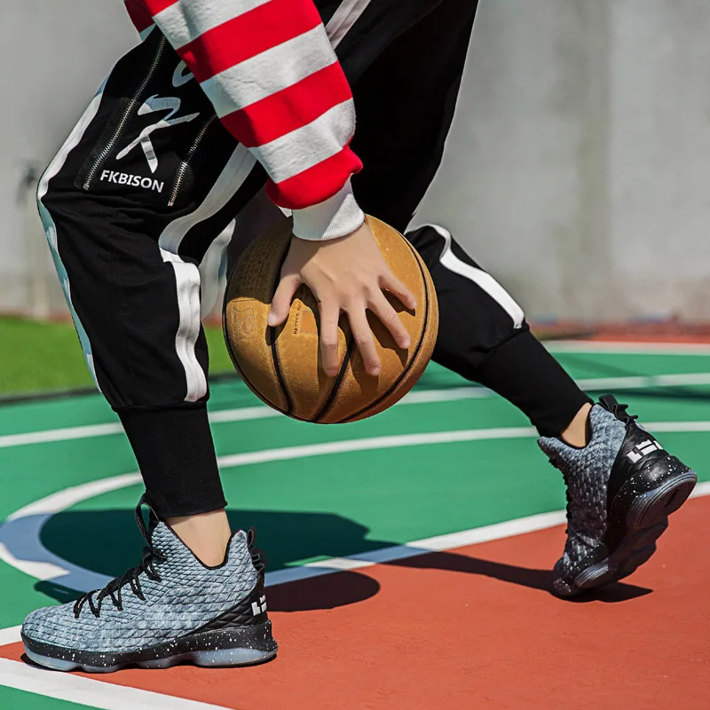 Мужские высокие баскетбольные кроссовки Lebron, женские амортизирующие оригинальные баскетбольные кроссовки, противоударные спортивные уличные мужские спортивные кроссовки