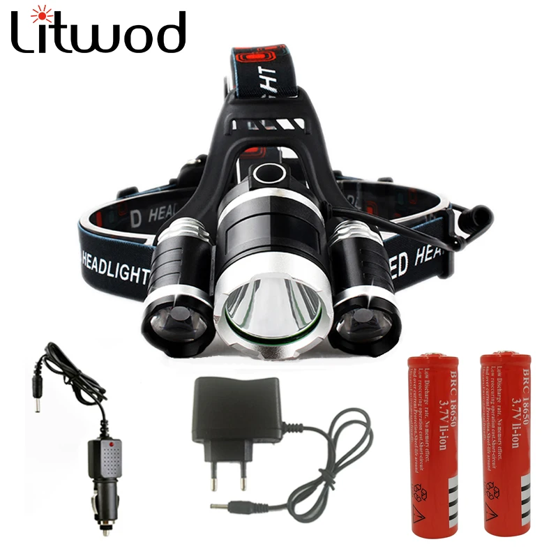 

Z202303 high Led lighting Head Lamp XML T6/R5 LED Headlamp Headlight Camping Fishing headlight Torch Lanterna Headlamp 90 degree