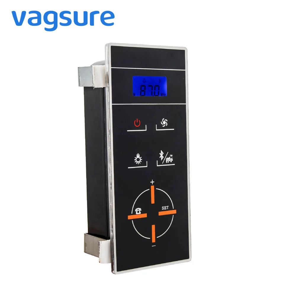 

New Bluetooth Phone Connection & FM radio Control For Shower Waterproof Shower Speaker/Light/Fan Connectiohn