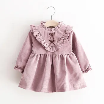 

Toddler Kids Baby Dress Girls Autumn Long Sleeve Princess Outfits Clothes Baby Dresses Girl Sukienka Niemowleca