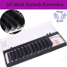 4trays/lot Корея шелк объем ресниц расширение 3D натуральный Цвет ресницы искусственные ресницы