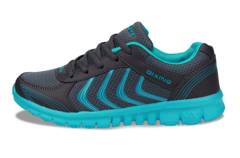 Мужские и женские кроссовки, осень-весна, популярные уличные кроссовки для бега, Спортивная дышащая обувь для влюбленных мужчин и женщин, 9023 - Цвет: Dark gray blue