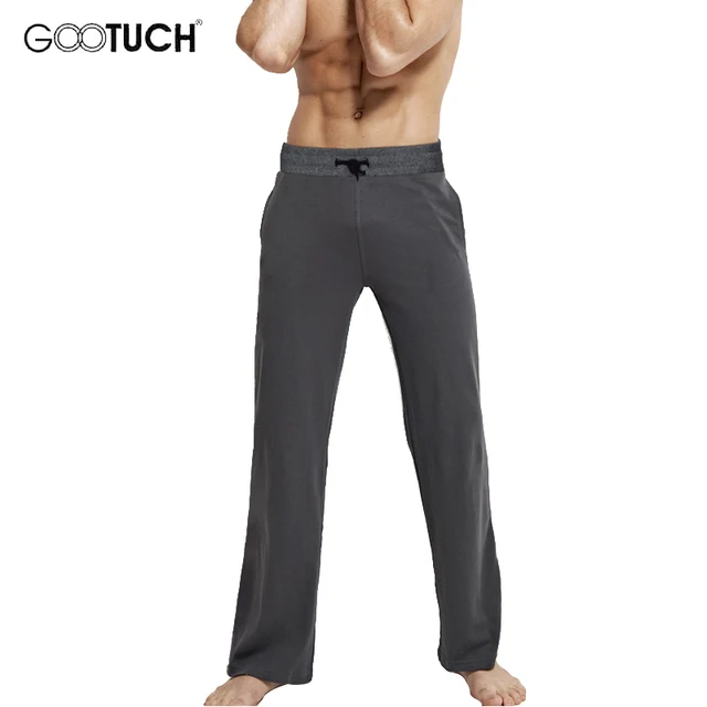 Men s Cotton Sleep Bottoms Sleep Wear Drawstring Pajamas Pants Casual Home Wear Loose Lounge Pants