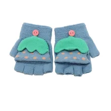 Детские рукавицы, перчатки От 6 месяцев до 3 лет для маленьких мальчиков и девочек, милые зонты, перчатки с принтом, детские зимние перчатки, теплые варежки с чехлом