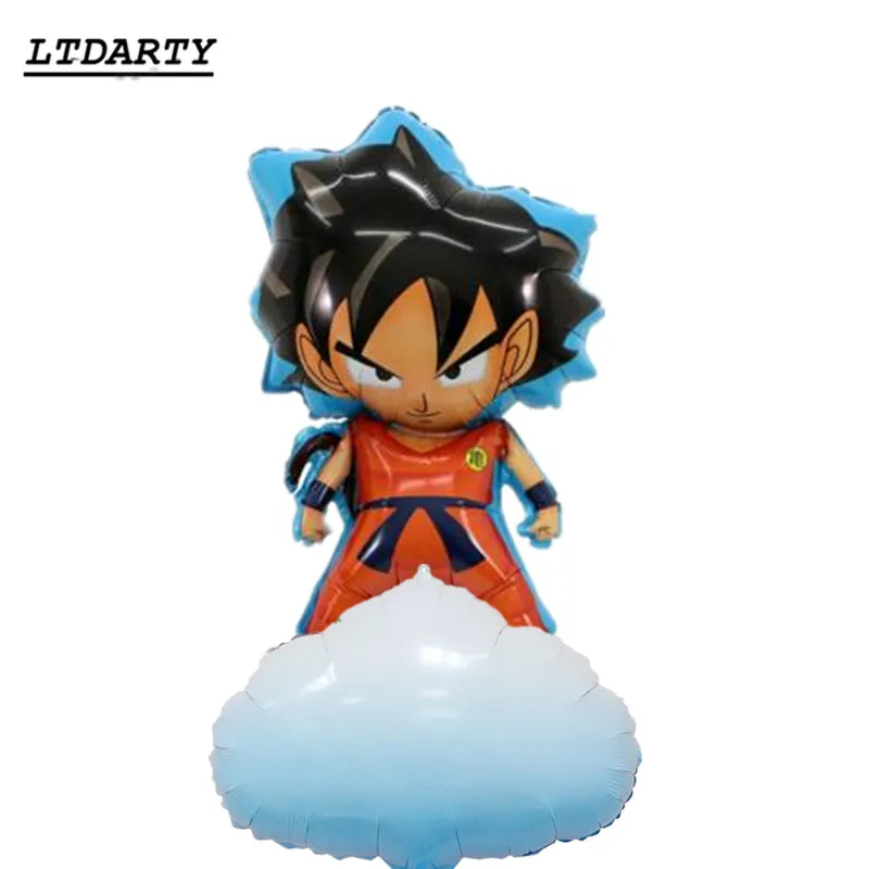 

2pcs 78*45cm Z Son Goku Dragon Balloon White Clouds Foil Balloons Baby Shower Boy Toy Birthday Party Decoration Kids
