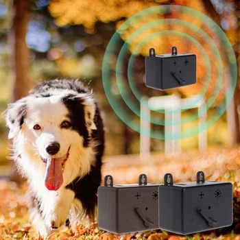 

Dog Repeller Anti Barking Device Ultrasonic Outdoors Control Training Portable