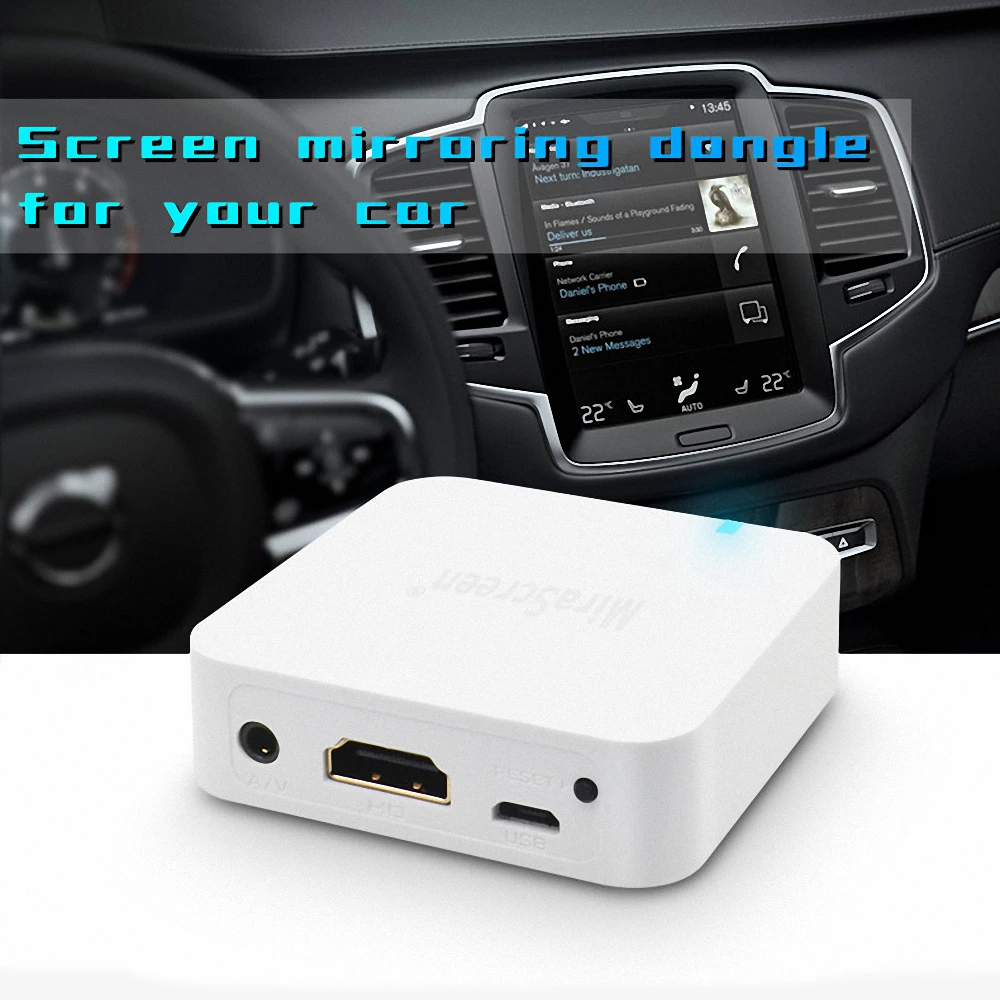 

X7 Car Wireless Wifi Mirror Link Box Hdmi Dongle For Ios Android Phone Audio Video Miracast Dlna Screen Mirroring To Car