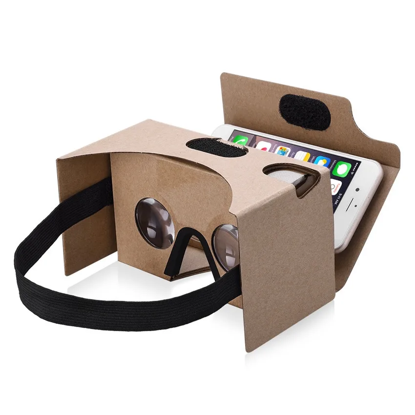 font b VR b font Cardboard V2 0 3D Glasses Box Virtual Reality with Suction