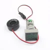 22mm Square Measuring Range Current AC 20-500V Volt 0-100A Voltmeter voltage meter indicator pilot light digital ammeter ► Photo 3/6