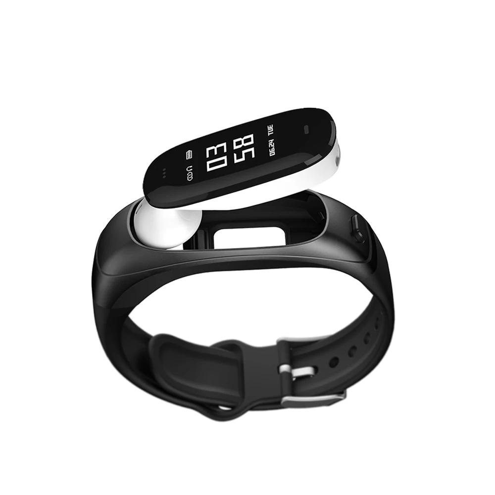 696 V08 Smart Bracelet 2 In 1 Portable Bluetooth