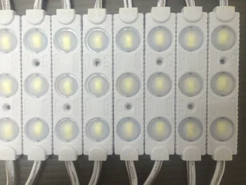 

1000PCS/Lot waterproof 12V 3LEDs 1.5W 5730 Injection molding LED Module high lumen super bright led modules lighting