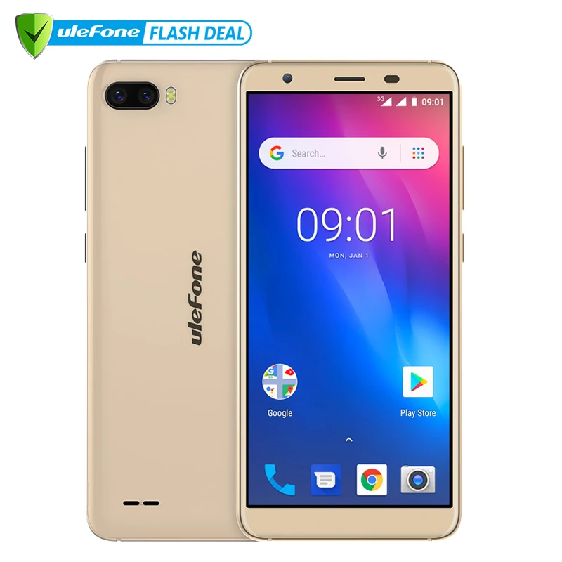 Ulefone S1 телефон смартфон телефоны смартфоны 1 Гб + 8 смартфон 5.5 дюймов Android Go edition двойной камера 3g уход за кожей лица разблокированный