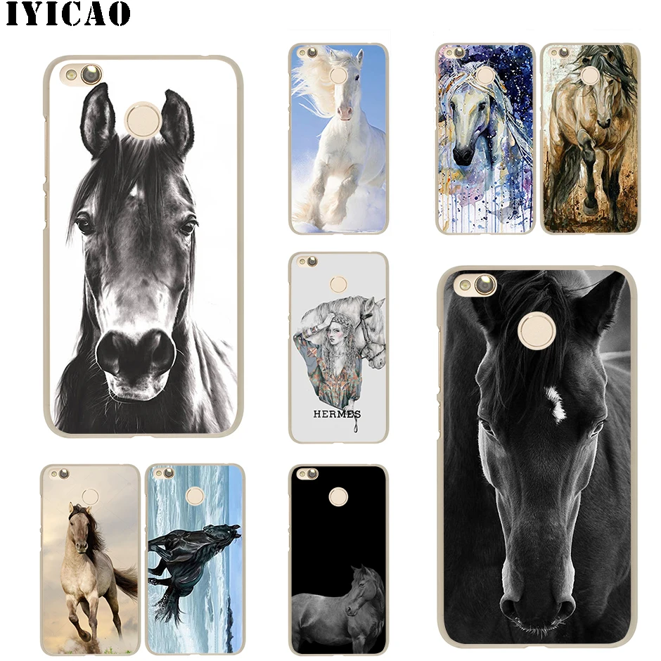 IYICAO Prime horse animal Hard для Xiaomi Mi 5 5S 6 9 8 A2 Lite 5X Mix 2S F1 SE MAX 3 9T A3 Pro CC9E Redmi Note Pro|Чехлы-накладки| |