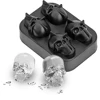 HILIFE Ice Cube Maker Skull Shape Chocolate Mould Tray Ice Cream DIY Tool Whiskey Wine Cocktail Ice Cube 3D Silicone Mold ► Photo 2/6