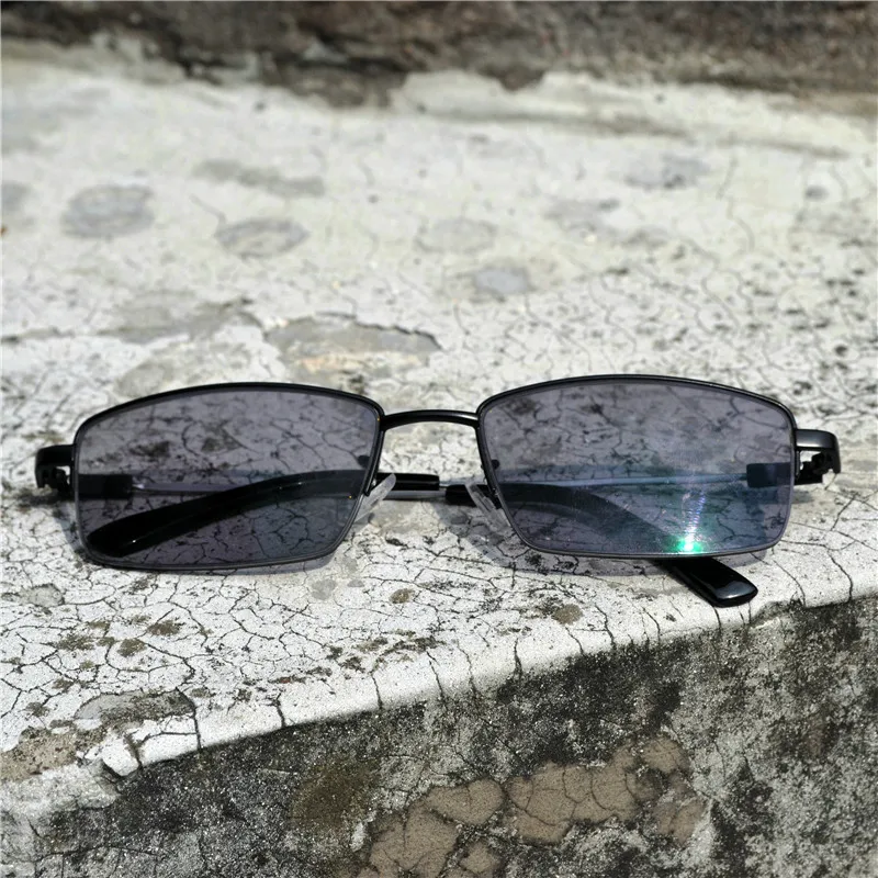 Винтажные солнечные фотохромные очки для чтения, мужские wo мужские многофокальные диоптрийные прогрессивные очки, квадратные очки для чтения FML