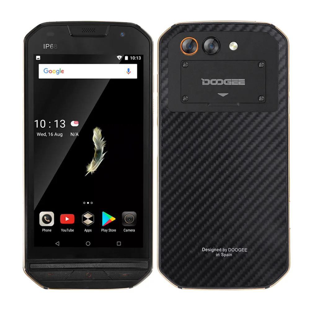 IP68 level DOOGEE S30 Smartphone Side Fingerprint 2GB 16GB Dual Camera 5580mAh 5V/2A Quick Charge 5.0\ IP68 level DOOGEE S30 Smartphone Side Fingerprint 2GB 16GB Dual Camera 5580mAh 5V/2A Quick Charge 5.0\