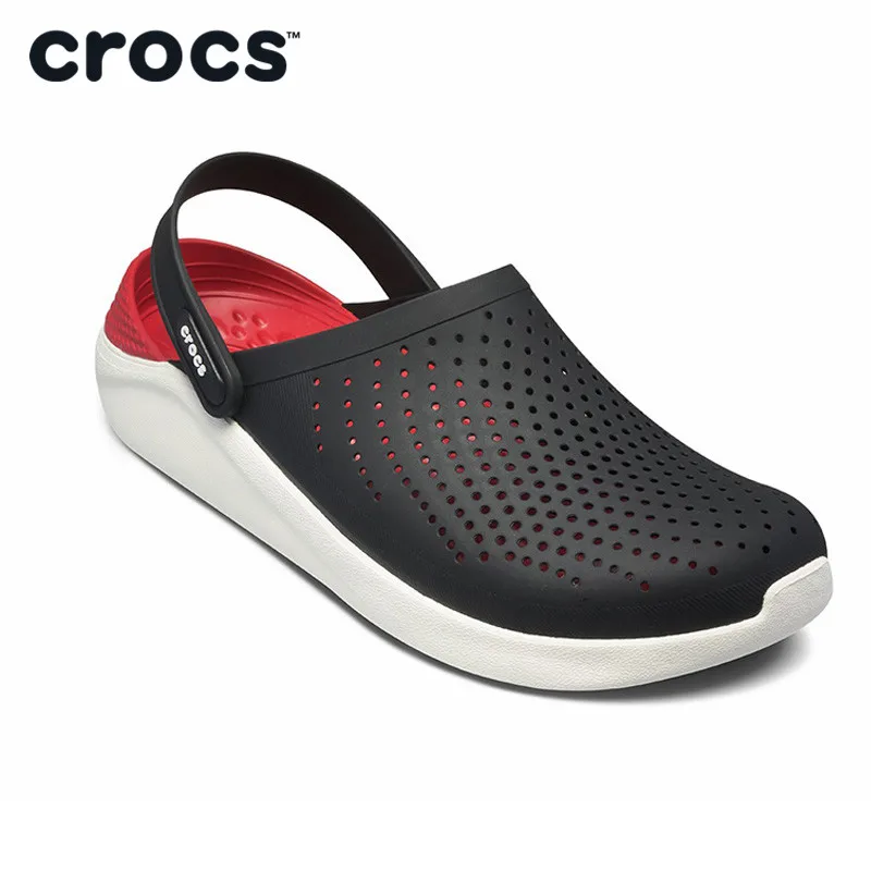 CROCS LiteRide Clog Clear Stock Sports Sandals for Men women Outdoor Beach Sandals Quick Dry Crocs-shoes Limited Sale