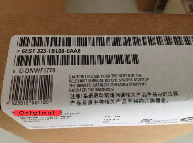 OEM 6ES7323 1BL00 0AA0 6ES7 323 мобильный цифровой SM323 16DI 24 v DC/16DO DC 0.5A 6ES73231BL000AA0 1 Ano